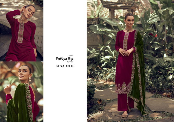 Safaa Velvet Pakistani Suits Catalog